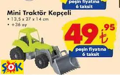 MİNİ TRAKTÖR KEPÇELİ OYUNCAK MİNİ TRAKTÖR KEPÇELİ OYUNCAK